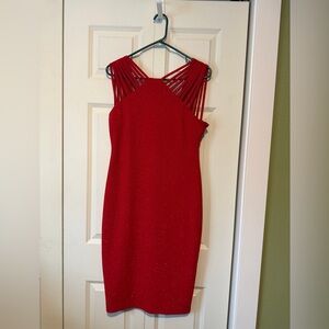 Bisou Bisou Strapless Red Dress